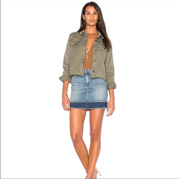 NWT Joes The Wasteland high rise skirt mended hem 26 waist - Picture 1 of 8